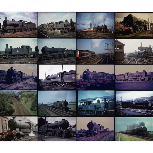 76 - Duplicate assortment of ex LNER Steam, approx. 340 x 35mm colour slides. A good quality selection of... 