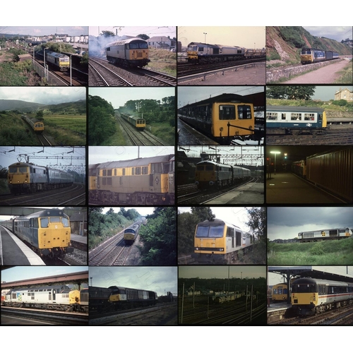 80 - Modern Traction late 1970's - 1990's. Approx. 750 original 35mm colour slides on mixed film stock in... 