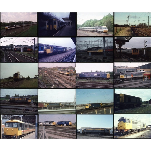 80 - Modern Traction late 1970's - 1990's. Approx. 750 original 35mm colour slides on mixed film stock in... 