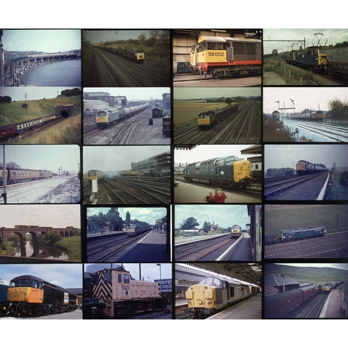 86 - A good assortment of Modern Traction. These original 35mm colour slides come in a plastic storage bo... 