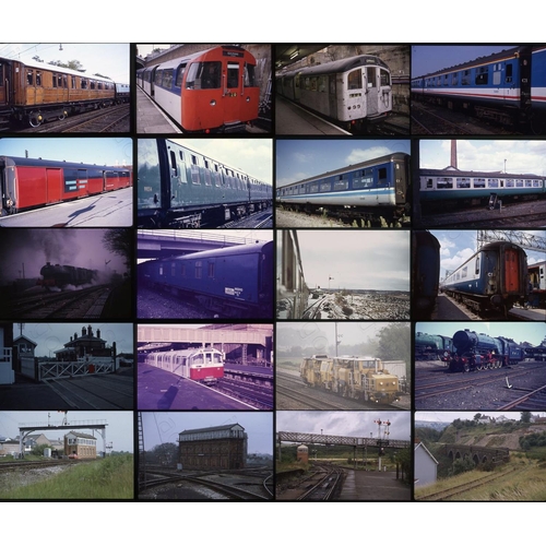 87 - A miscellaneous assortment of original colour slides on mixed film stock. Approx. 450 in a storage b... 