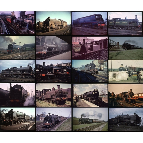 89 - Southern and BR (S) scenes and locomotives. Approx. 325 duplicate slides including K.R.Photographics... 