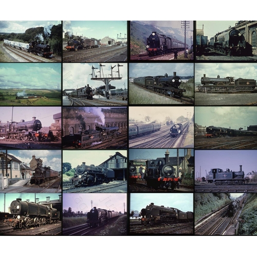 90 - Southern and BR (S) scenes and locomotives. Approx. 325 duplicate slides including K.R.Photographics... 