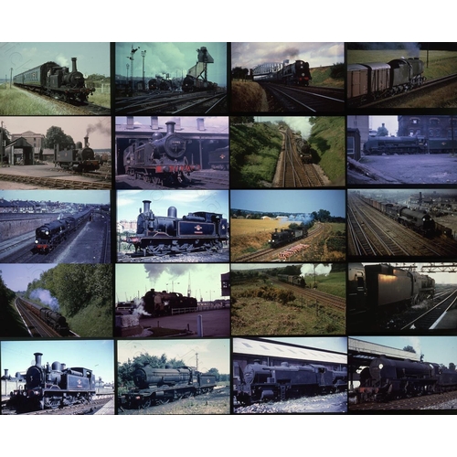 91 - Southern and BR (S) scenes and locomotives. Approx. 325 duplicate slides including K.R.Photographics... 