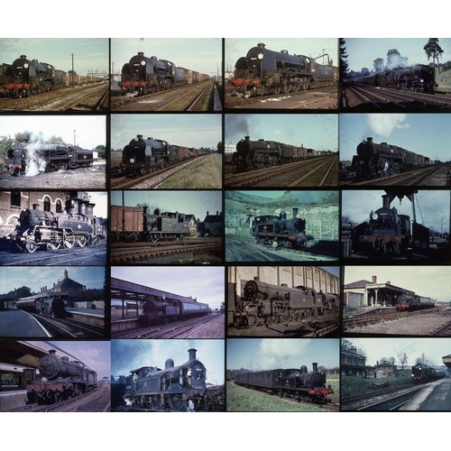 92 - Southern and BR (S) scenes and locomotives. Approx. 325 duplicate slides including K.R.Photographics... 