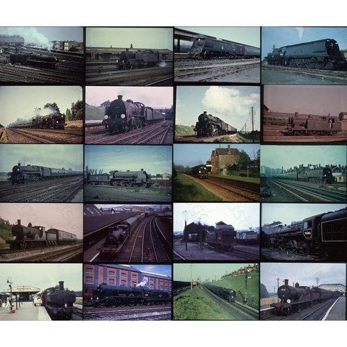 92 - Southern and BR (S) scenes and locomotives. Approx. 325 duplicate slides including K.R.Photographics... 