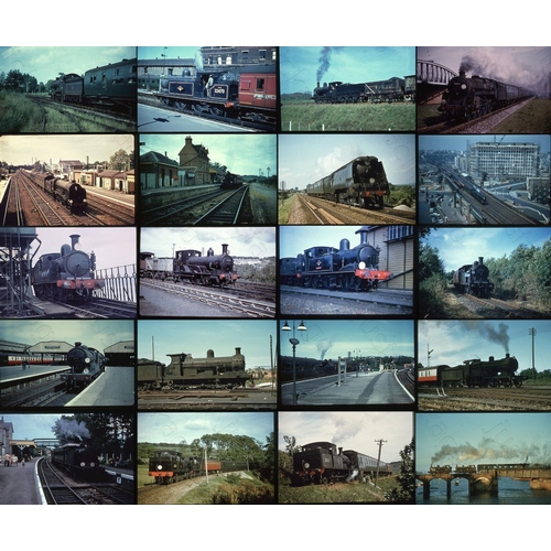 93 - Southern and BR (S) scenes and locomotives. Approx. 325 duplicate slides including K.R.Photographics... 