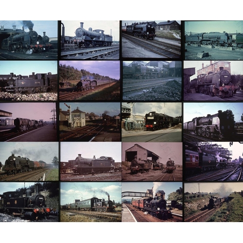 93 - Southern and BR (S) scenes and locomotives. Approx. 325 duplicate slides including K.R.Photographics... 