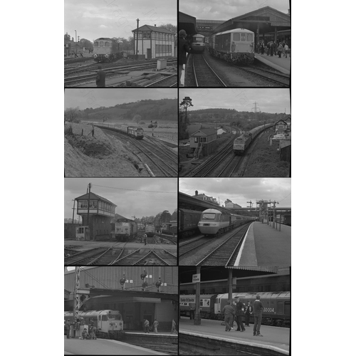 96 - John Vaughan original black & white negatives. These are medium format and there are approx. 107. Ex... 