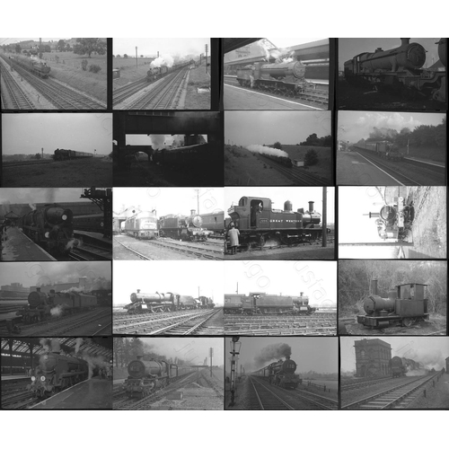 103 - BR Steam original mixed format black & white negatives.
Approx. 100 assorted BR steam mostly from th... 