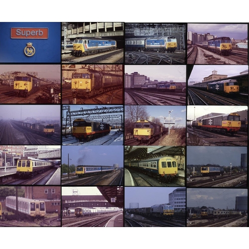 109 - Approx. 143 modern traction 35mm colour slides, Agfa and others. Featuring Class 50/58/59 only, plus... 