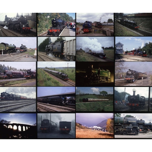 118 - Approx. 800 Heritage railways and main line steam railtours. Some modern traction noted as well. The... 