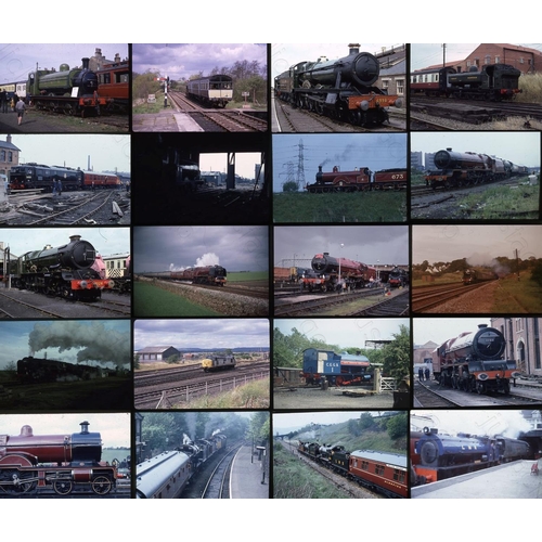 119 - Approx. 300 colour 35mm slides of Heritage Railways and main line steam tours. One or two modern tra... 