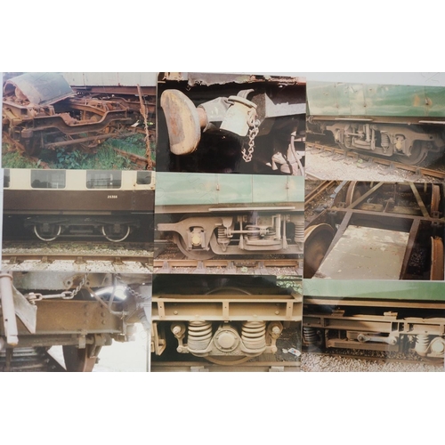 137 - Approx 450 postcard size black & white and colour prints. A large collection of Wagons and rolling s... 