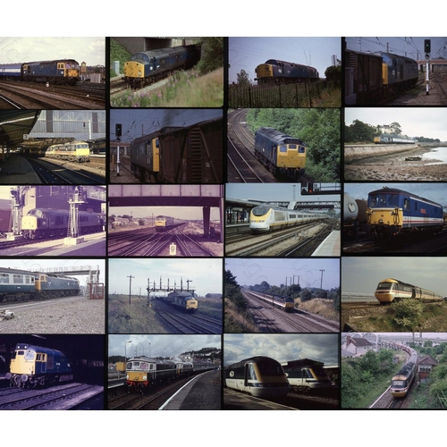 166 - Modern Traction assortment, approx. 650 on mixed film stock. These 35mm colour slides date mostly fr... 