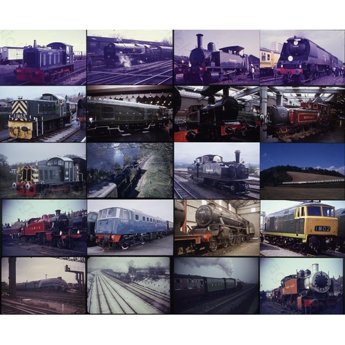 248 - Preserved Railways and locomotives. A collection of approx. 550, mainly Agfa 35mm colour slides in a... 