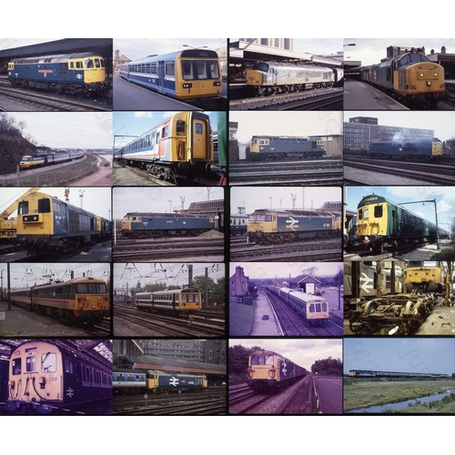 249 - Modern Traction 1980's. A collection of approx. 550, mainly Agfa 35mm colour slides in a plastic sto... 