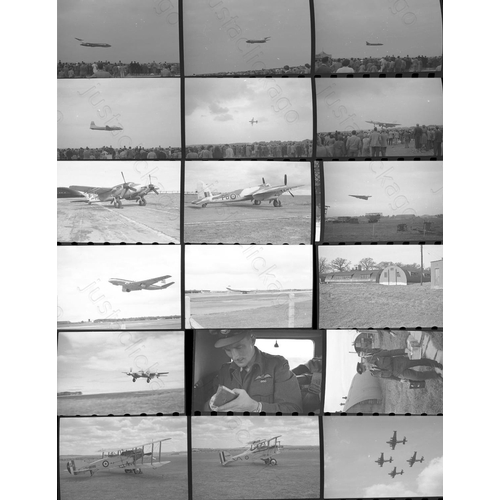 269 - Assorted aircraft negatives and colour slides. This lot comprises approx. 46, black & white negative... 