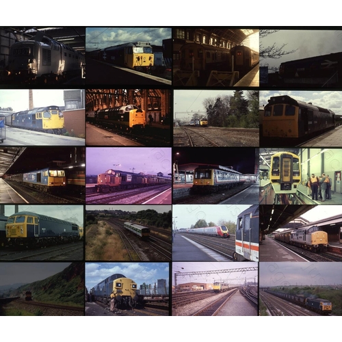 274 - Modern Traction assortment. Mixed quality, 35mm colour slides on mixed film stock. Approx. 400 slide... 