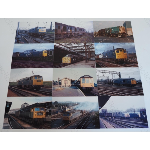 313 - Modern Traction assortment 1970's and 1980's with a few later. Colour prints, 6