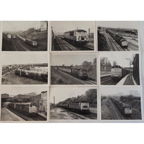 338 - Over 100 BR Blue era diesels photographs, most from the 1970's. These are from the Michael Mensing/R... 