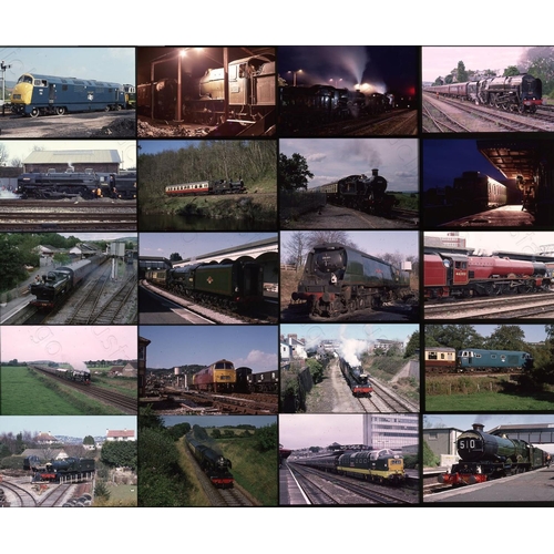 352 - Heritage Railways and preserved locomotive selection.
A large assortment, approx. 700, 35mm colour s... 