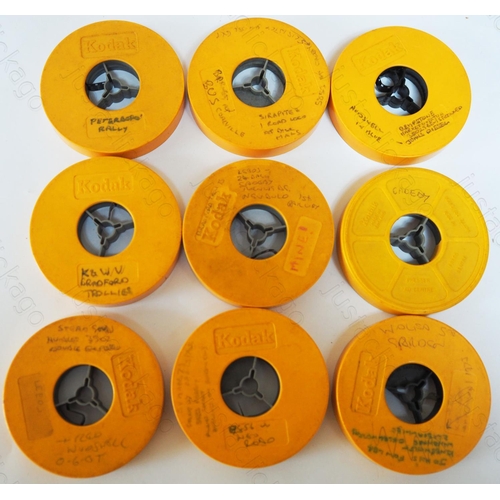 362 - Railway colour cine film, standard 8mm. Nine reels of Kodak standard 8mm film. Not dated but probabl... 