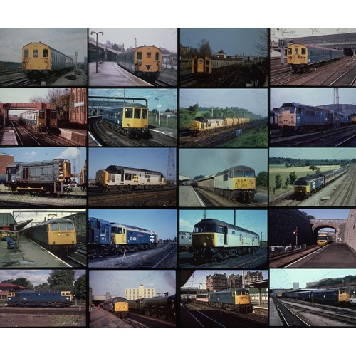 419 - Approx. 50+ 35mm colour slides, all modern traction. A nice assortment of diesel and electric tracti... 