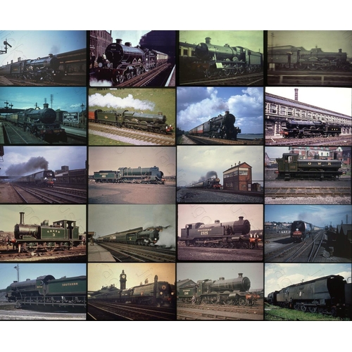 422 - Approx. 86 duplicate colour slides, all steam. A nice assortment of BR(S), SR, BR(W) and GWR duplica... 