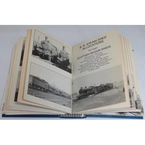 10 - A bound, full set of B.R.Steam Shed Allocations by Peter Hands. Published between 1985-87 a very use...