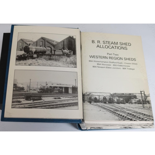 10 - A bound, full set of B.R.Steam Shed Allocations by Peter Hands. Published between 1985-87 a very use...