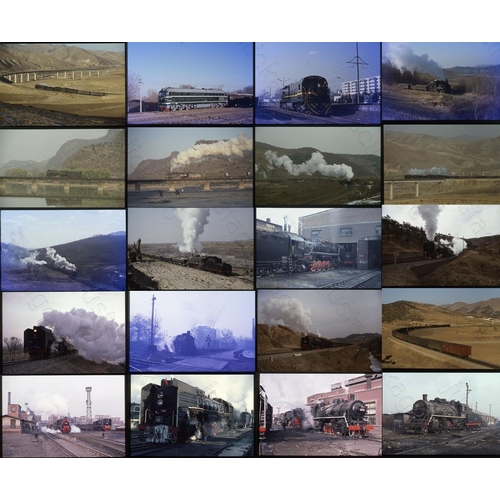 103 - Overseas traction, believed to be China. Approx. 108 original 35mm colour slides, a mixture of Kodak... 