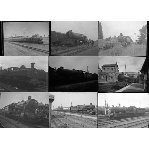 112 - Ex GWR Steam, original black and white negatives. Approx. 100 mixed format only. Most were taken in ... 