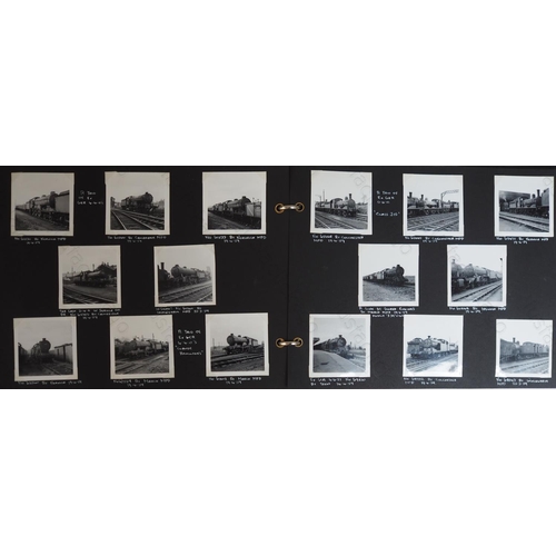 130 - An excellent album of black and white contact prints, 2