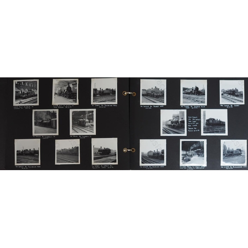 130 - An excellent album of black and white contact prints, 2