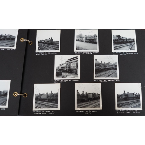 130 - An excellent album of black and white contact prints, 2