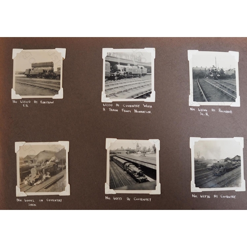 131 - An excellent album of black and white contact prints, 2