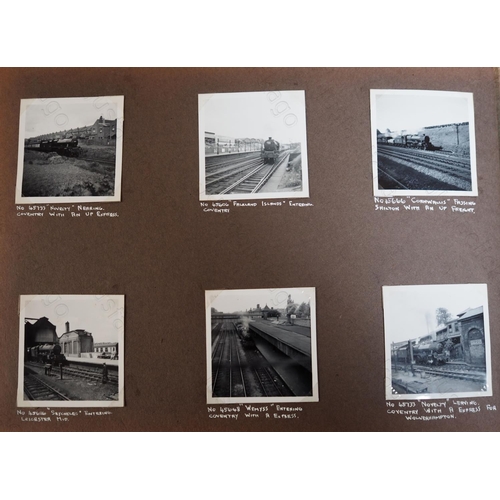 131 - An excellent album of black and white contact prints, 2