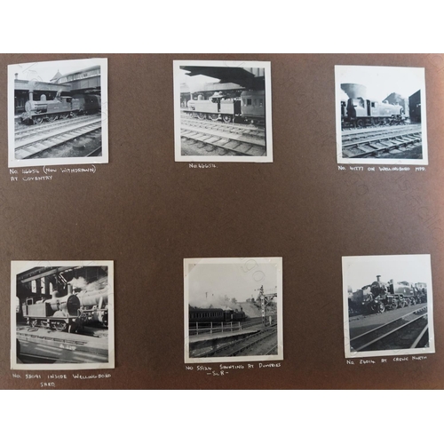 131 - An excellent album of black and white contact prints, 2