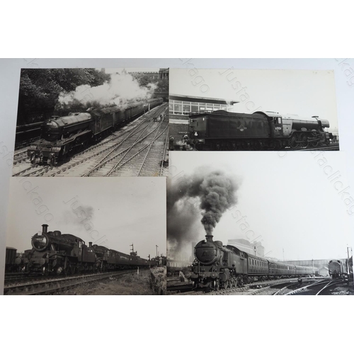 133 - An assortment of approx. 50 black and white prints. The majority are postcard size but there are som... 