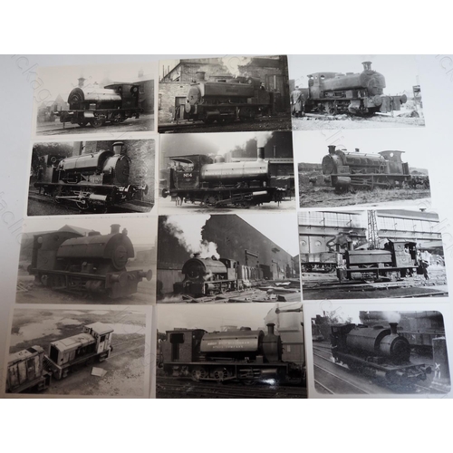 140 - A large assortment of Industrial locomotives and scenes around Iron and Steel works throughout the U... 