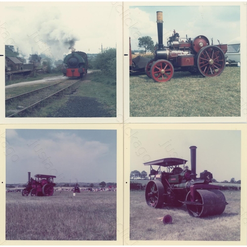 145 - An assortment of photographs and negatives of Traction Engine rallies from the 1970's. There are col... 