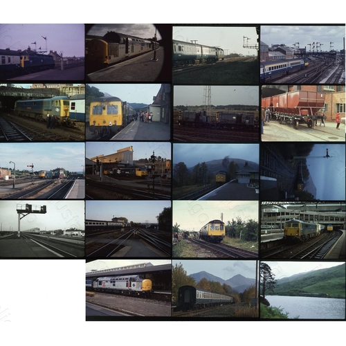 447 - A mixed quality, small number of 35mm colour slides (1 black & white noted) on mixed film stock. 19 ... 