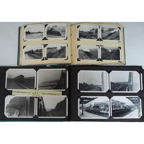 449 - Peter Waylett collection. Four albums containing approx. 300+ black & white contact prints and postc... 