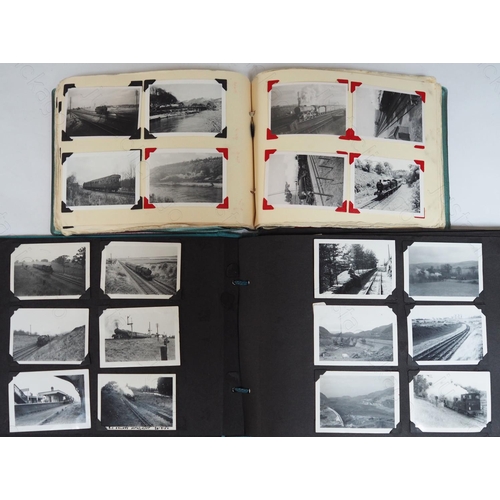 449 - Peter Waylett collection. Four albums containing approx. 300+ black & white contact prints and postc... 