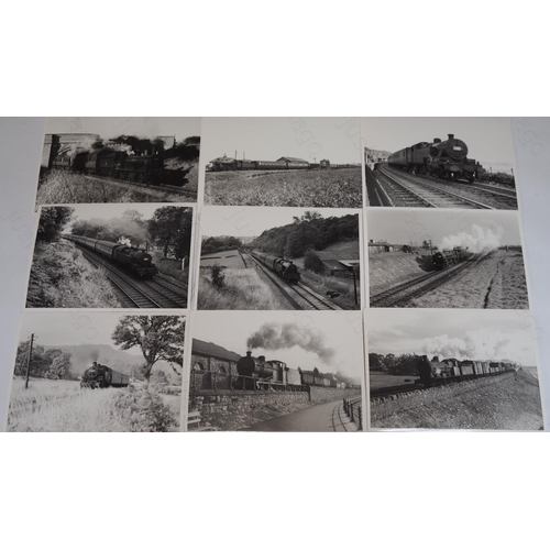 451 - End of collection. A box of approx. 300+ Peter Waylett BR steam black and white prints. The majority... 