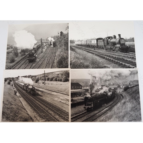 451 - End of collection. A box of approx. 300+ Peter Waylett BR steam black and white prints. The majority... 