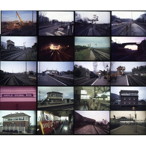 454 - Infrastructure. A collection of approx 185, 35mm colour slides, most are Agfachrome, housed in 2 Han... 