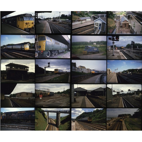 456 - Modern Traction with some Infrastructure. A collection of approx 150, 35mm colour slides, most are F...