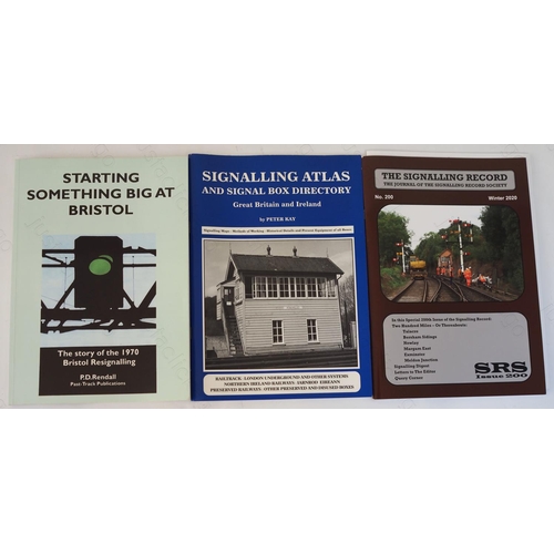 457 - Three softback books on signalling.
1. 